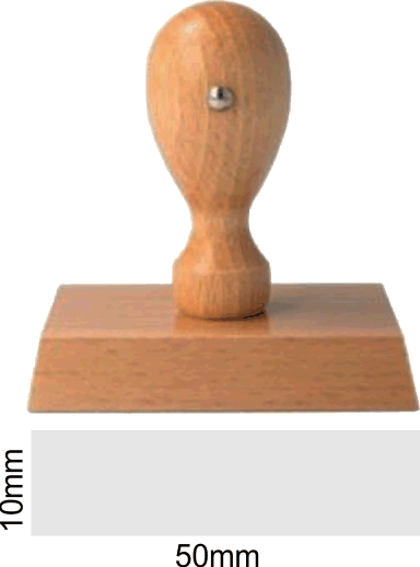 Klassik Holzstempel